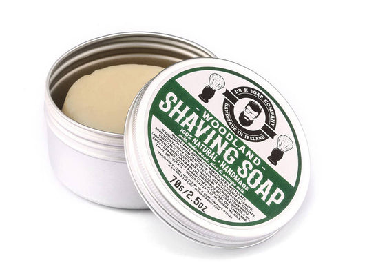 Shaving Soap, All Natural, Handmade in Ireland: Woodland