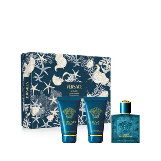 Eros EDT 50 ml Set 3 Pieces