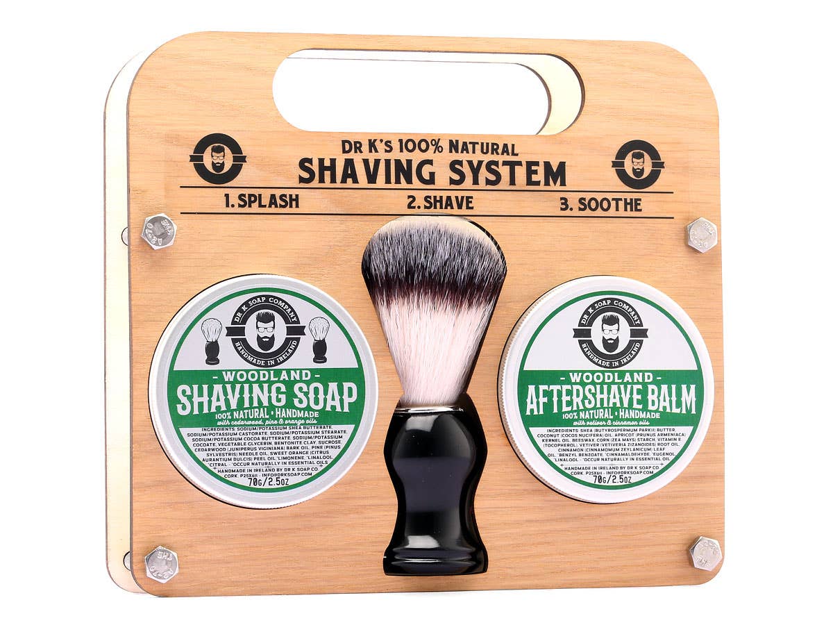 Shaving System, All Natural, Handmade in Ireland: Woodland