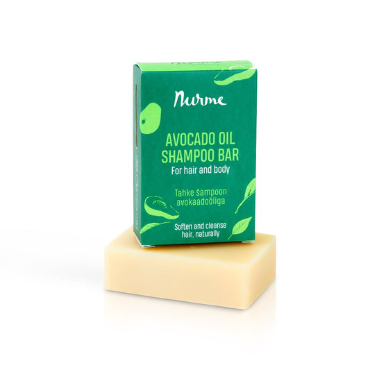Avocado Oil Shampoo Bar – All Hair Types, 100g