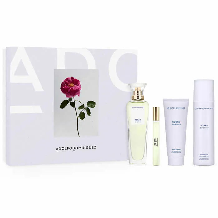 Agua Fresca De Rosas EDT 120ml Set 4 Pieces