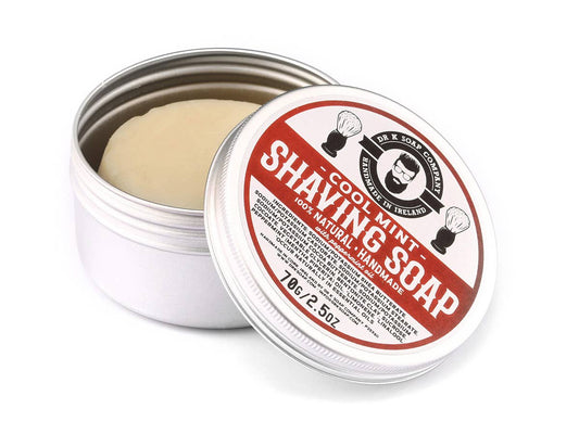 Shaving Soap, All Natural, Handmade in Ireland: Cool Mint