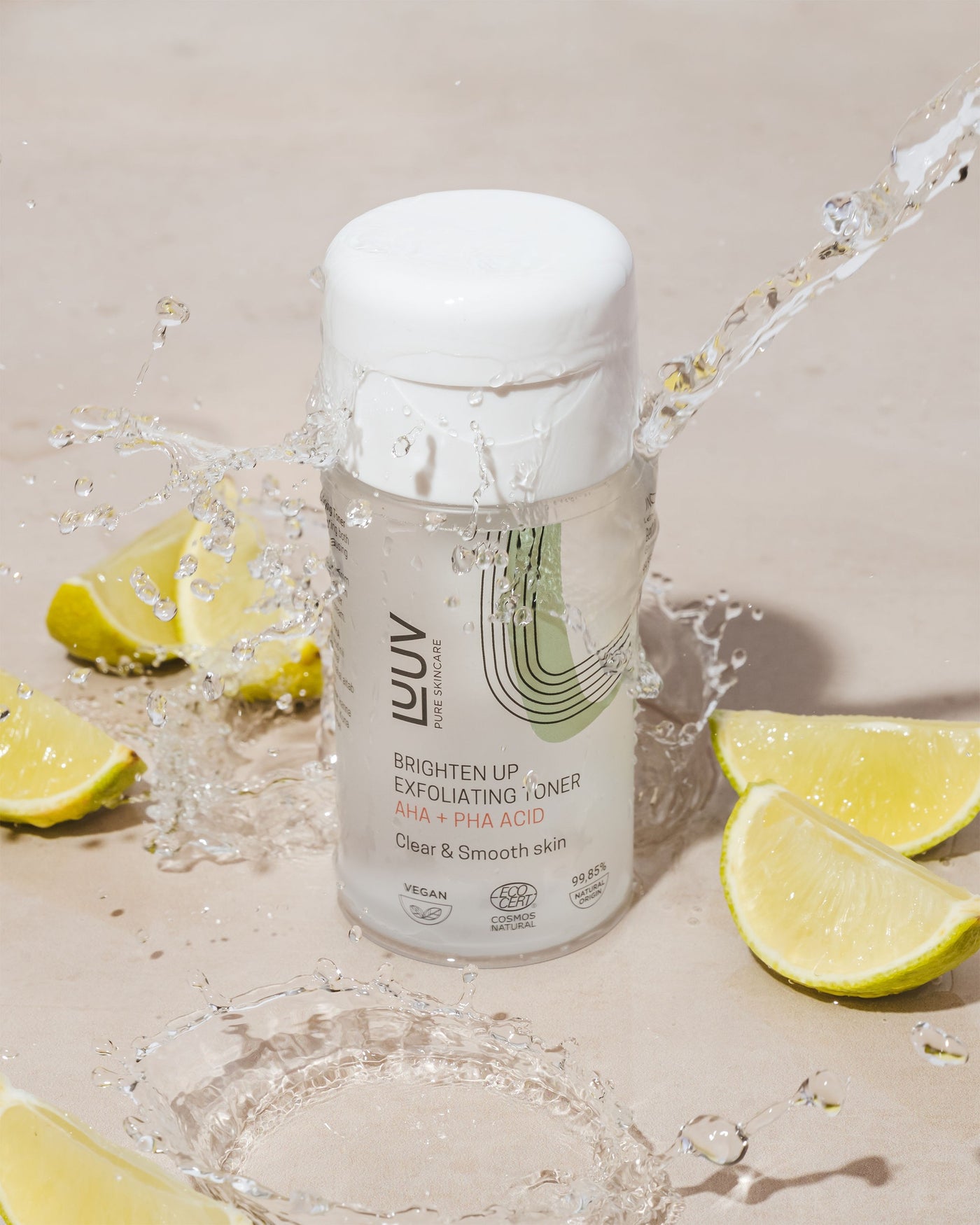 Exfoliating Face Toner with AHA + PHA Acid COSMOS, 120 ml