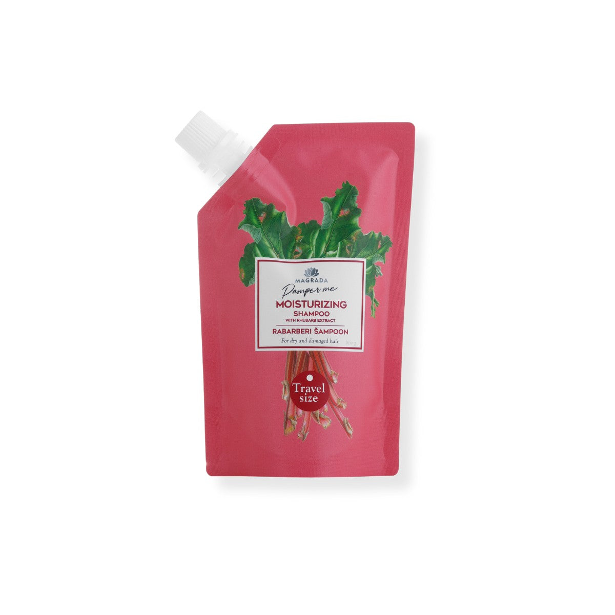 TRAVEL SIZE Rhubarb Shampoo With Aloe Extract - 100 ml
